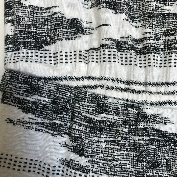 Joie Strapless Piah Maxi Long Dress White Gray Sz XS Elastic Waist Stretchy Knit - Picture 5 of 6